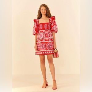 farm rio summer sunrise cotton mini dress Summer Sunrise Mini Dress